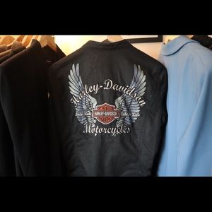 Vintage Harley Davidson Biker Jacket
